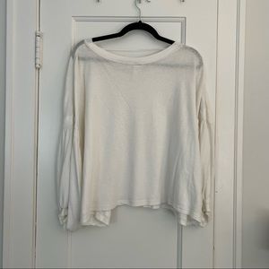 Free People White Long Sleeve Size XS